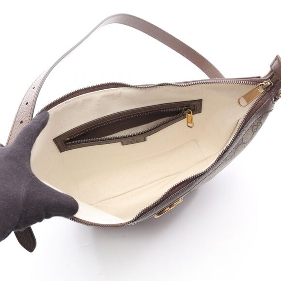 Gucci Shoulder Bag Ophidia Gg Small Gg Supreme 5981259ik3t8745 Beige Leather - Picture 3 of 4